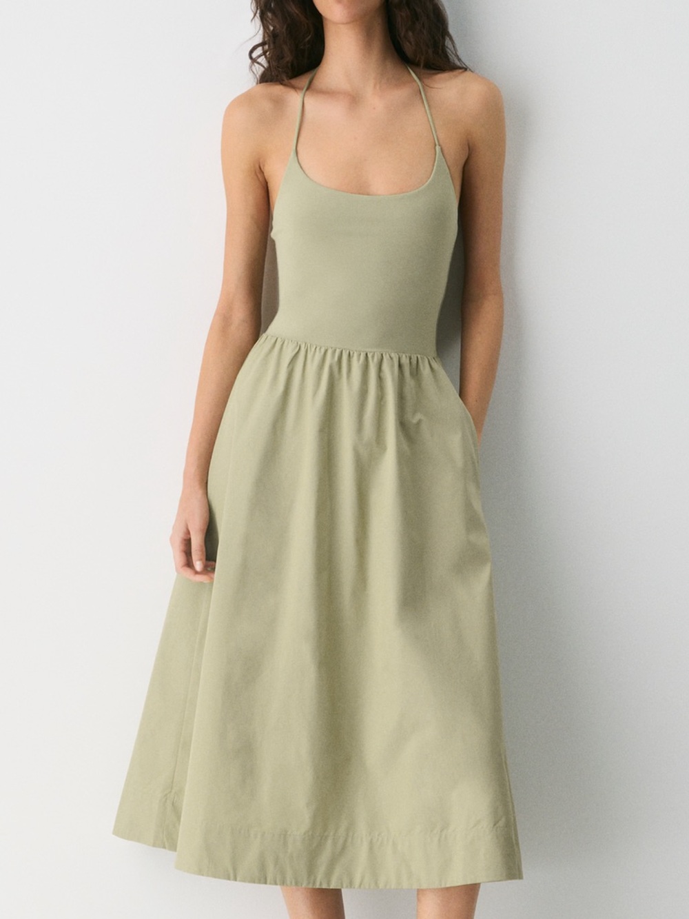aritzia // altura poplin dress
